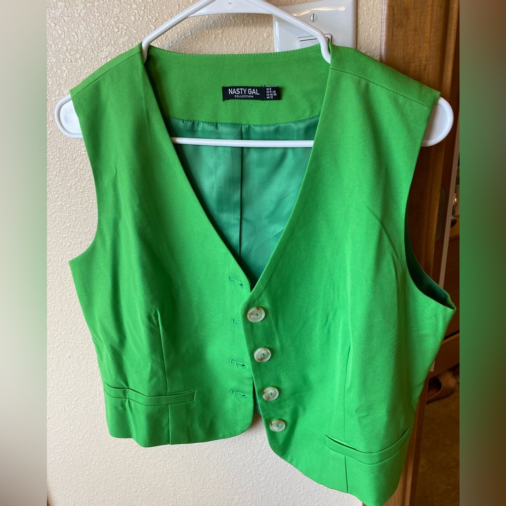 Nasty gal green vest